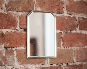 Vintage Wall Mirror from 1950's, Mid Century Bevelled  Mirror, Retro Vintage Decoration