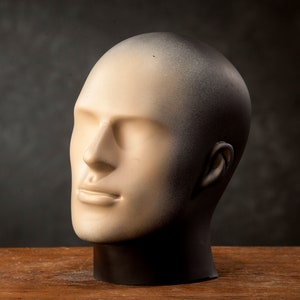 1980er Jahre Mannequin Kopf / VINTAGE Mannequin Kopf / 1980er Jahre Mannequin Kopf / Retro Hut- oder Sonnenbrillen-Dekoration