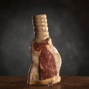 Vintage Gips menschliches anatomisches Organ handbemalt, Retro-Lehrwerkzeug, von Mannequin, Anatomiemodell aus den 1940er Jahren, Kurioses Dekor