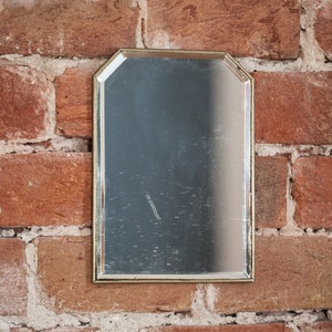 Vintage Wall Mirror from 1950's, Mid Century Bevelled Mirror, Retro Vintage Decoration image 3