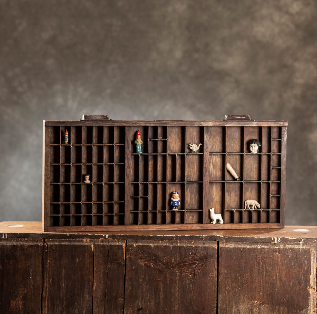 Vintage Printers Drawer / Typeset Tray / Letterpress Drawer / Etsy
