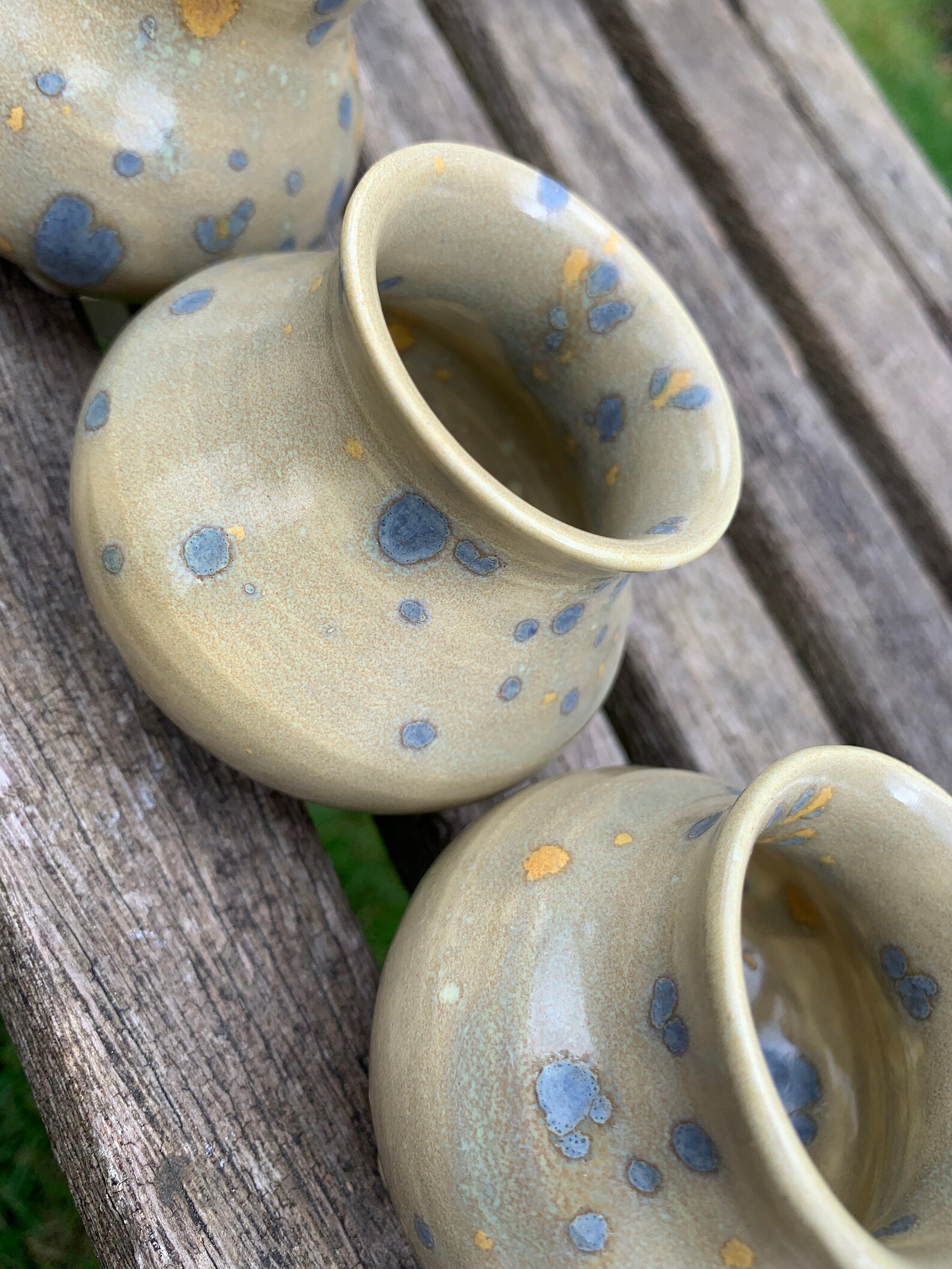 Handmade ceramic mini witches cauldrons with three legs Etsy