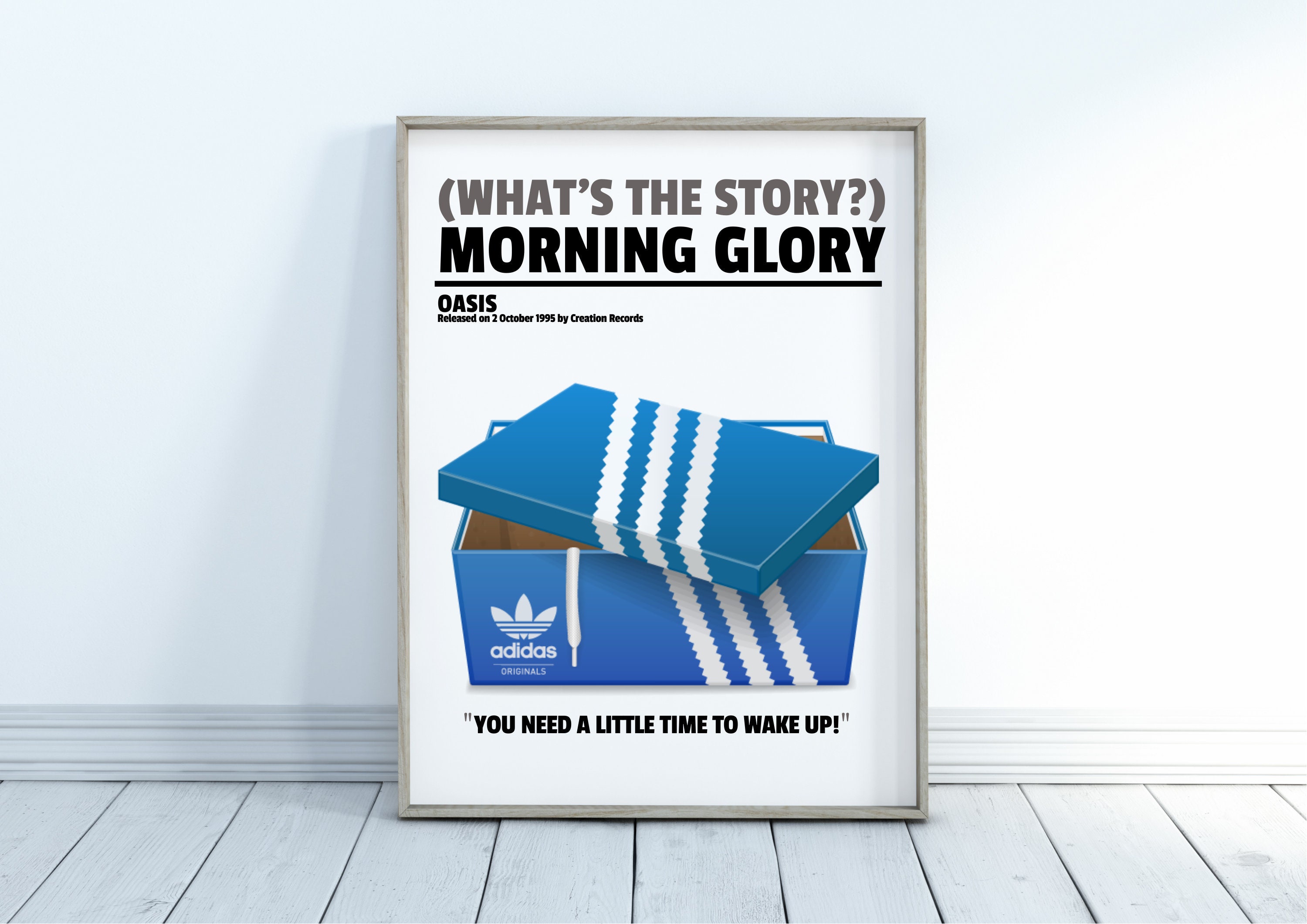 Recuento Exagerar Banquete What's the story morning glory oasis adidas wonderwall - Etsy España