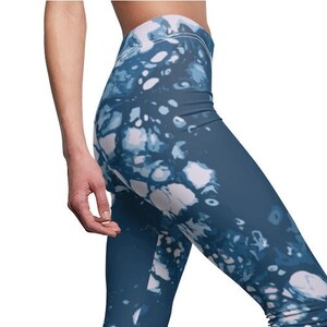 Yoga Leggings Women&#39;s Cut Sew Casual Skinny fit Leggings Super Soft Colorful Printed with Artistic Abstract Art Patterns