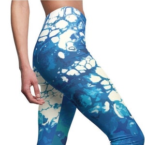 Yoga Leggings Women&#39;s Cut Sew Casual Skinny fit Leggings Super Soft Colorful Printed with Artistic Abstract Art Patterns