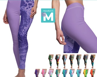 different colour leggings