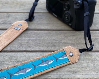White Shark Optics Strap | Binoculars, Camera | Eco-friendly | Marine Biology