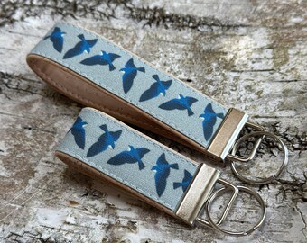 Tree Swallow Keychain | Cork and Canvas | Eco-friendly | Wildlife, Birds