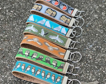 Owl Cork Keychain: Eco-Friendly Wildlife Key Fob