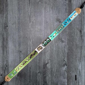 Dragonne pour jumelles/appareil photo Patchwork Birds | Respectueux de l'environnement | Observation des oiseaux, oiseaux de rivage, hiboux, oiseaux chanteurs Strap I