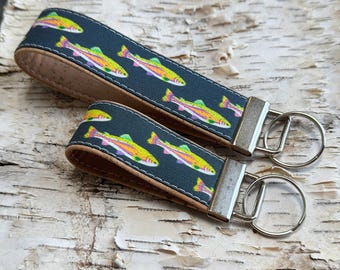 Rainbow Trout Keychain | Cork and Canvas | Eco-friendly | Fishing, Wildlife