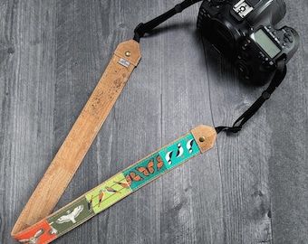 Patchwork Optics Strap (S) | Binoculars, Camera | Eco-friendly | Birdwatching