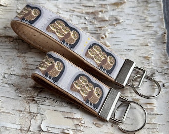 Burrowing Owl Keychain | Cork and Canvas | Eco-friendly | Wildlife, Birds