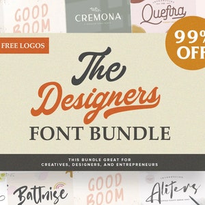 Modern Font Bundle - Cricut Fonts, Procreate Fonts, Canva Fonts, Branding Font, Handwritten Fonts, Farmhouse Fonts, Fonts for Crafting