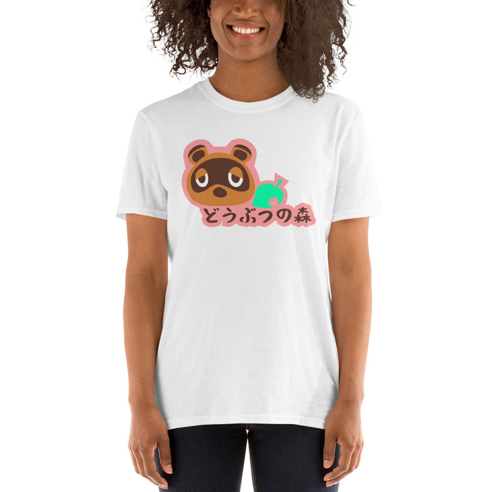 Animal Crossing t-shirt どうぶつの森 t-shirt Animal Crossing New | Etsy
