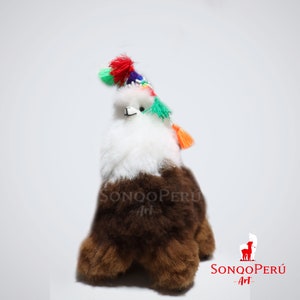 Alpaca Fur Toy, Alpaca toy, Alpaca fur toy, Extremely Soft Stuffed Toy, Adorable Alpaca Fur Toy, Peruvian Alpaca