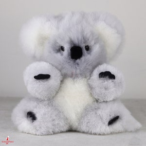 alpaca koala stuffed animal, handmade stuffed animal, only model