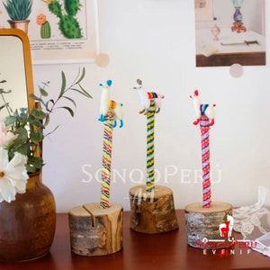 Alpaka Kugelschreiber, Set Kugelschreiber, Wollkugelschreiber mit Lama Figur, Alpaka Kugelschreiber handgemacht, Peruanische Kugelschreiber