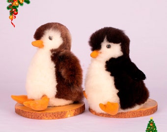 手作りベビーアルパカペンギンぬいぐるみ、ペルー産ファー - Etsy 日本