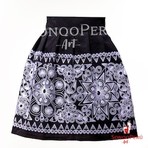 Traditional Peruvian Skirt from Peru, Typical Peruvian costume for little girls, from 2 to 10 years old.