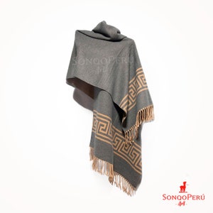 Alpaka Schal, Luxus Reversible Alpaka Faser Schal | Damen Schal Mode | Niedliche Alpaka-Mode | Eleganter Herbst Winter Schal wickeln