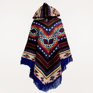 Alpaca poncho, Unisex alpaca poncho. V Shaped style. Ecuadorian poncho. brown wool poncho. Native alpaca poncho Poncho. Beautiful poncho