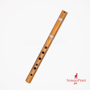 Flauta Quena Profissional, Quena de Bambu, Flauta Artesanal, Flauta Quena Andina, Instrumento de Sopro, Instrumento Musical Inca, Flauta Quena Chave G