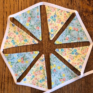 Cotton mini bunting, spring/summer bunting