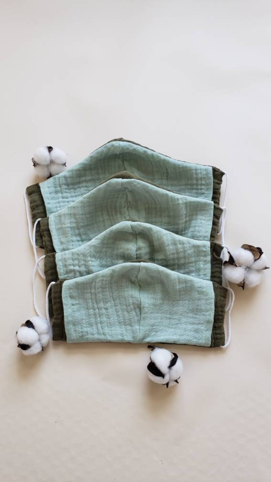 2 layers face masks Cotton double Gauze masks breathable 100 Etsy