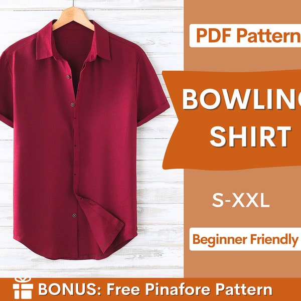 Mens Bowling Shirt Etsy