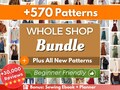 Whole Shop Bundle: +570 Sewing Patterns and All New Patterns | Beginner Friendly Sewing Patterns | Women Patterns | Men Patterns | product logo
