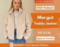 Jacket Pattern for Women, Women Sewing Pattern, Jacket Sewing Pattern with Lining, Zip Up Jacket,Beginner Sewing Pattern,Pattern Jacket Coat product logo
