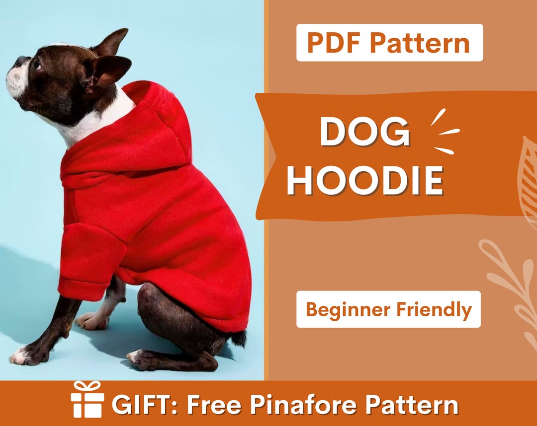 Dog Pattern XXS-XXXL Dog Hoodie Sewing Pattern PDF Sewing - Etsy