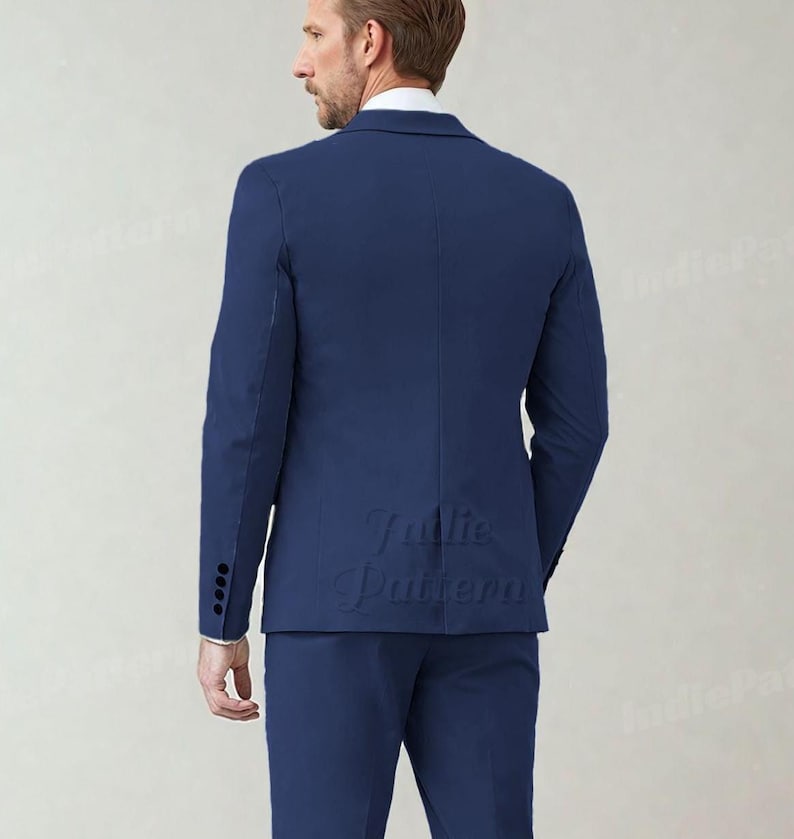 Men Jacket & Vest Sewing Patterns | Suit Jacket Pattern Men | Men Blazer | Men Sewing Pattern | Suit Pattern For Men | Men Vest Waistcoat image 2