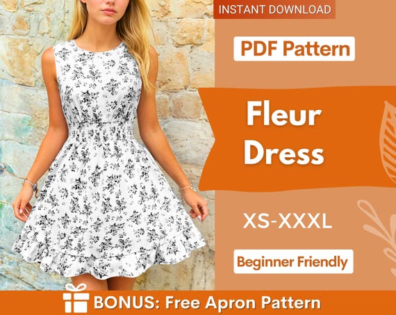 chinese dress ladies The A-Line Dress Sewing Pattern