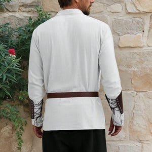 Patrón de costura para camisa medieval para hombre, patrón de camisa medieval, patrón de costura para disfraz de hombre, patrón de túnica para cosplay, patrón de disfraz medieval imagen 2
