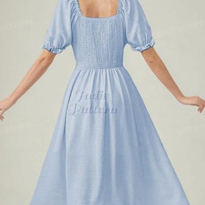 Melkmeisjesjurk en korsetpatronen | Naaipatroon jurk | Patroon Cottagecore-jurk | Patroon korsetjurk | Korsetpatroon | Maxi-jurk afbeelding 2