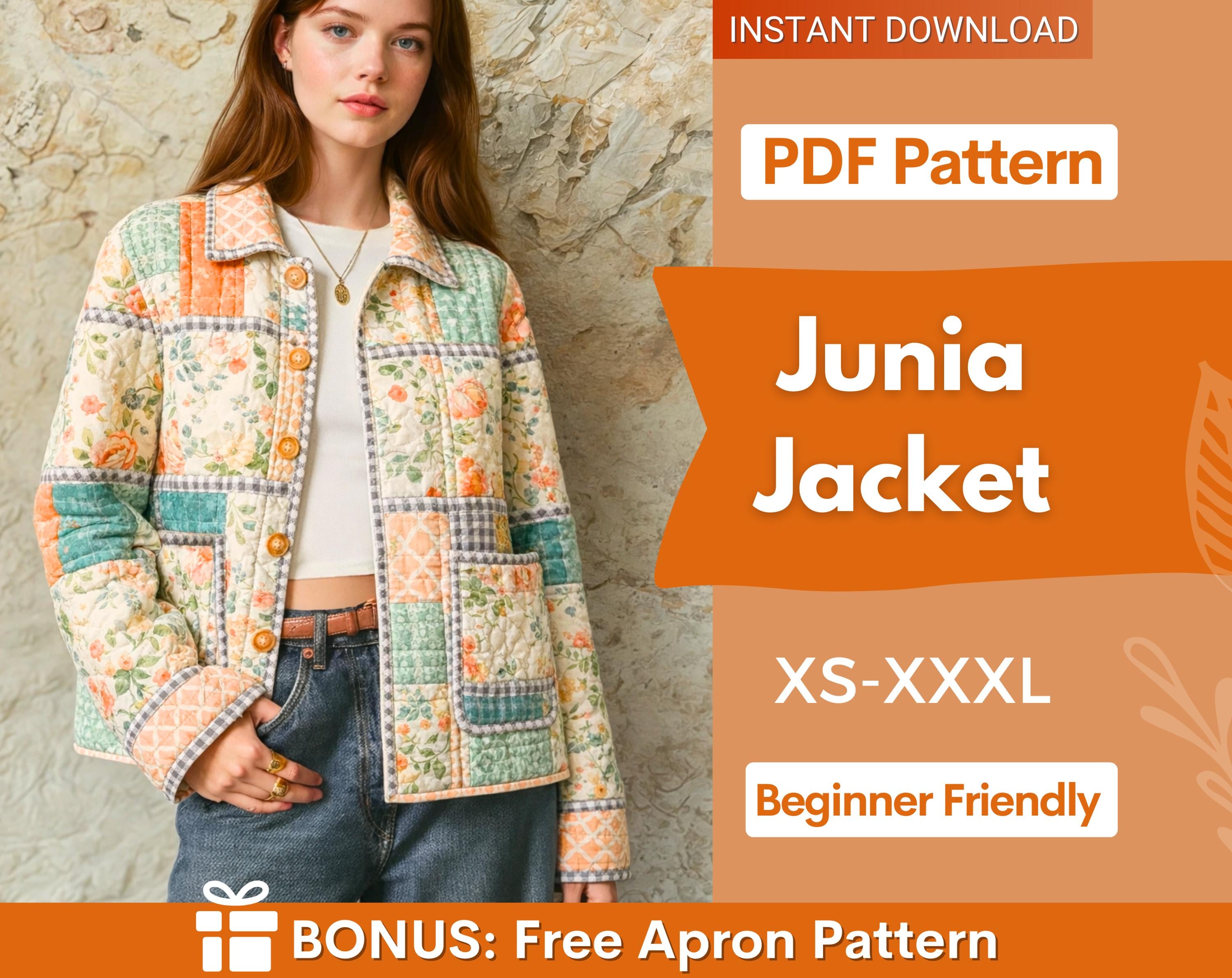 Jacket With Patterns Jacket Sewing Pattern | Quilted Jacket Pattern | Sewing Patterns Women ...