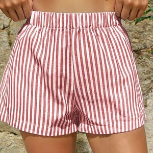 Shorts for Women Pattern | Women Shorts Pattern | Beginner Shorts Pattern | Elastic Waistband Shorts | High Waist Wide Leg Shorts Patterns image 3