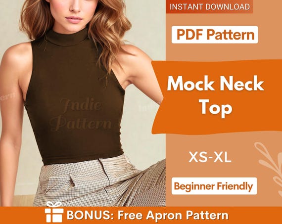 Ｍｏｃｋ　Ｎｅｃｋ　Ｅａｓｙ　Ｔｏｐ Ladies Ribbed Mock Neck Top | Lavender Hill Clothing