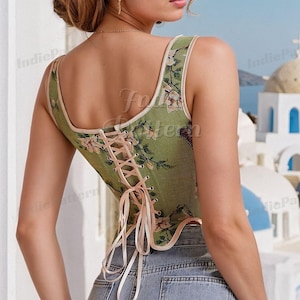 Corset Patterns | Top Pattern | Corset Belt Pattern | Underbust Corset Pattern | Sewing Patterns PDF | Women sewing pattern | PDF Pattern image 7