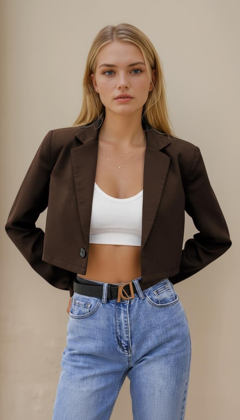 Patrón de costura para blazer / Patrón de costura para chaqueta de traje / Blazer para mujer / Patrones de costura para mujer / Patrón de costura para blazer de traje para mujer imagen 2