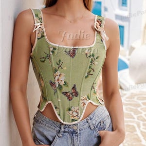 Patrón de corsé / Patrón de corsé / Patrón de corsé cottagecore / Patrón de costura de corsé / Patrones de costura / Patrón de costura de corsé para mujer imagen 3