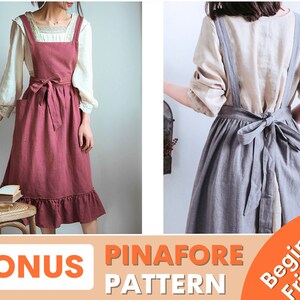Women's Nighty Sewing Pattern - A0006-22-V-12 main image 0