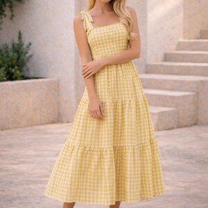 Ruby Dress Sewing Pattern | Tiered Dress Pattern | Maxi Dress Pattern | Gathered Dress Pattern | Women Sewing Pattern Dress image 3