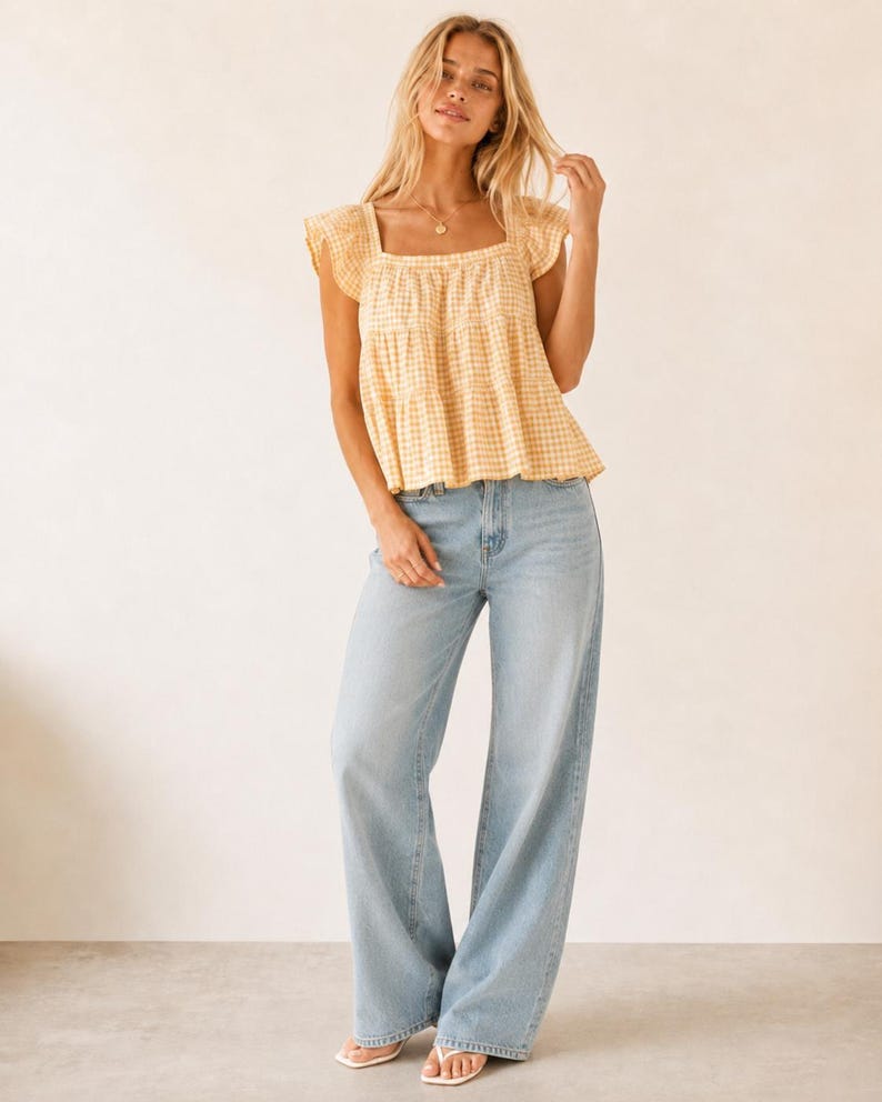 Summer Blouse Sewing Pattern | Top Pattern | Women Sewing Pattern | Easy Blouse Pattern | Beginner Sewing Pattern Blouse | Sewing Patterns image 3
