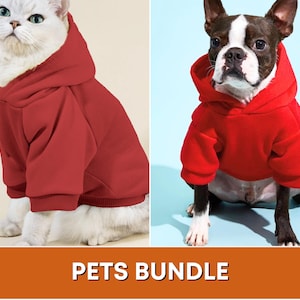 Dog Sewing Pattern, Cat Pattern, Dog Hoodie, Cat Hoodie, Sewing Patterns for dogs, Pattern for dog, Pet Sewing Patterns, Hoodie Cat Dog