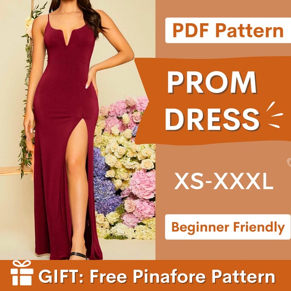 Formal Dress Pattern - Etsy