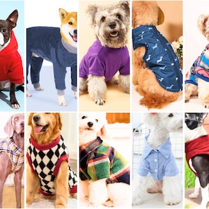 Dog Sewing Patterns Bundle +10, Dog Hoodie, Dog Shirt, Sewing Patterns for Dogs, Pet Patterns, Dog Coat, Dog Jacket, Dog sweater, Dog Pajama image 2