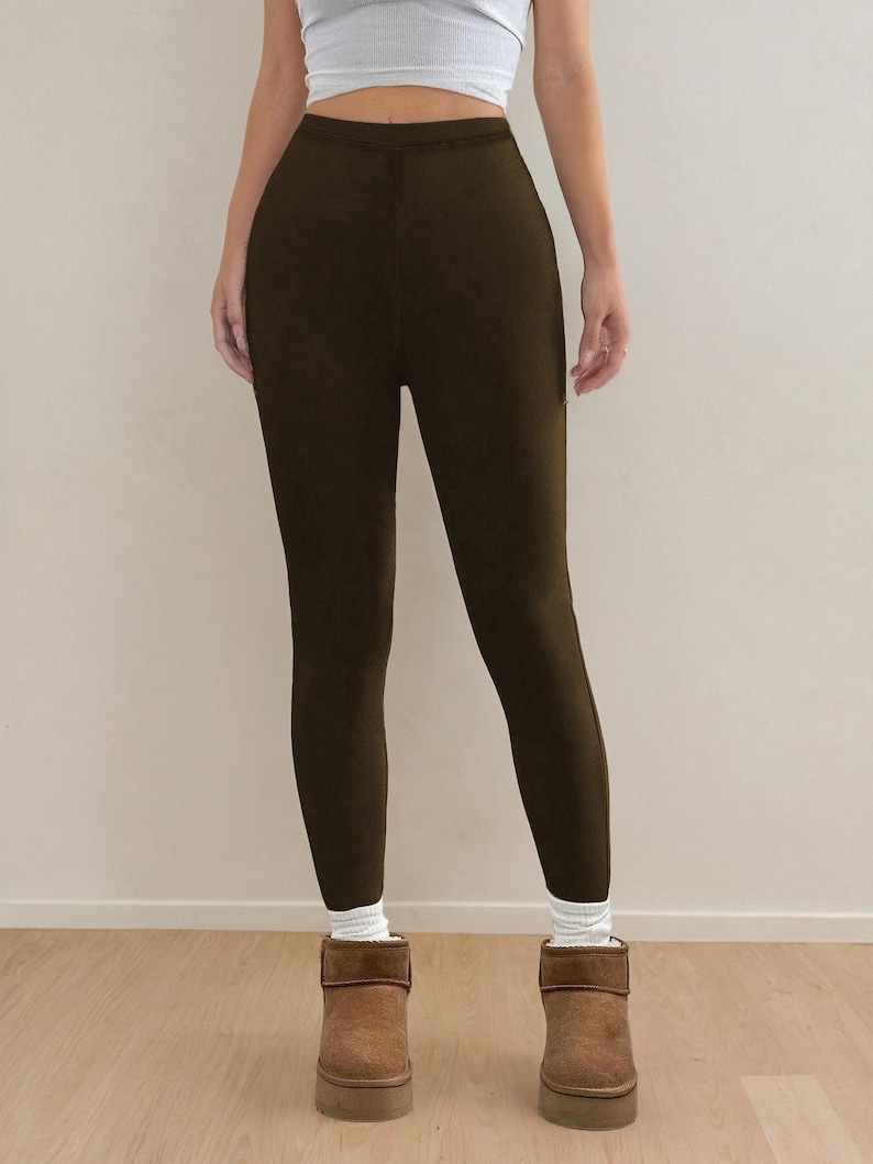 Patron de couture pour leggings | Patron de couture pour leggings taille haute | Leggings à taille haute | Leggings pour femmes | Patrons de couture femme pour débutants image 3